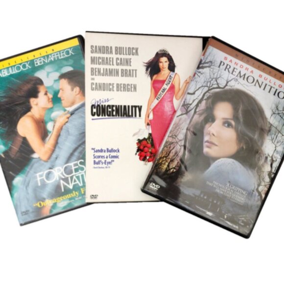 Forces of Nature, Miss Congeniality& Premonition DVD Widescreen w/Sandra… - Picture 1 of 3